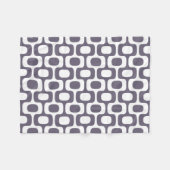 Ipanema Sidewalk Pattern, Beach Pattern, Brazil Fleecedecke (Vorderseite (Horizontal))