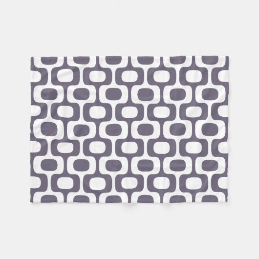 Ipanema Sidewalk Pattern, Beach Pattern, Brazil Fleecedecke (Vorderseite (Horizontal))