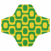 Ipanema Sidewalk Pattern, Beach Pattern, Brazil Fußball (Flach)