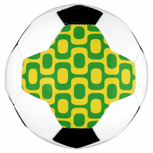 Ipanema Sidewalk Pattern, Beach Pattern, Brazil Fußball (Vorderseite)