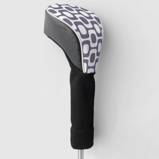 Ipanema Sidewalk Pattern, Beach Pattern, Brazil Golf Headcover (angewinkelt)