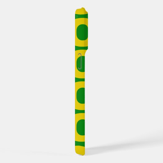 Ipanema Sidewalk Pattern, Beach Pattern, Brazil iPhone Hülle (Rechte Seite)