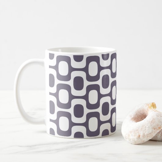 Ipanema Sidewalk Pattern, Beach Pattern, Brazil Kaffeetasse (Mit Donut)