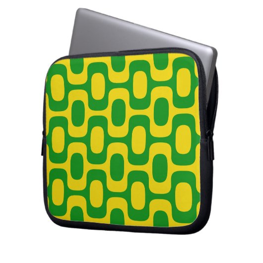 Ipanema Sidewalk Pattern, Beach Pattern, Brazil Laptopschutzhülle (Vorderseite Links)