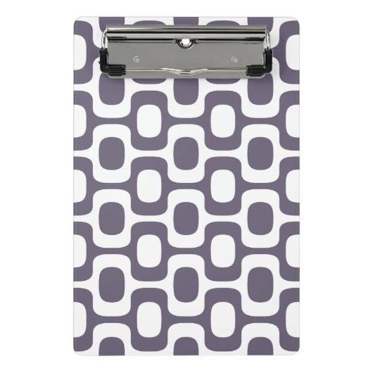 Ipanema Sidewalk Pattern, Beach Pattern, Brazil Mini Klemmbrett (Vorderseite)