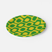 Ipanema Sidewalk Pattern, Beach Pattern, Brazil Pappteller (Schrägansicht)