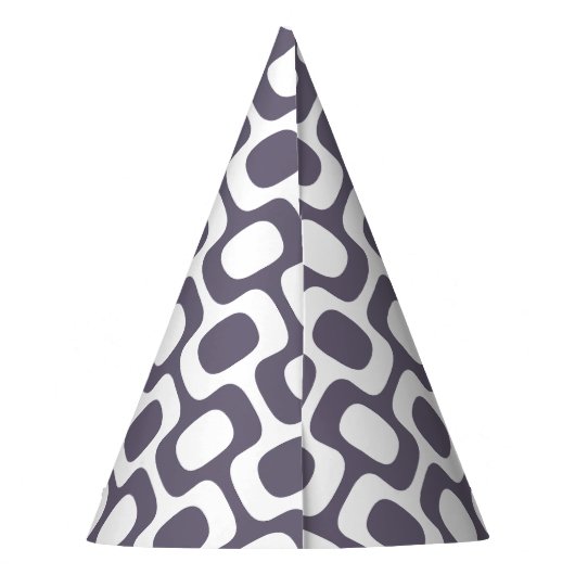 Ipanema Sidewalk Pattern, Beach Pattern, Brazil Partyhütchen (Rückseite)