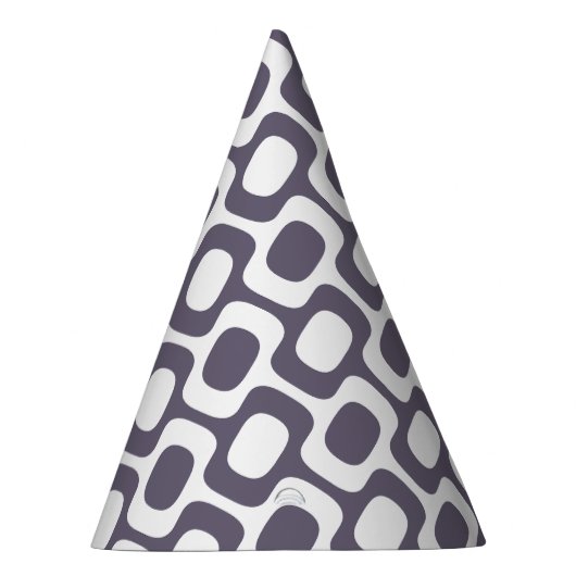 Ipanema Sidewalk Pattern, Beach Pattern, Brazil Partyhütchen (Rechts)