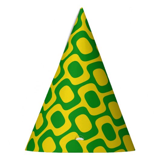 Ipanema Sidewalk Pattern, Beach Pattern, Brazil Partyhütchen (Links)