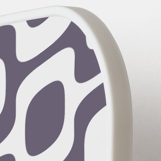 Ipanema Sidewalk Pattern, Beach Pattern, Brazil Pickleball Schläger (Linke Seite)