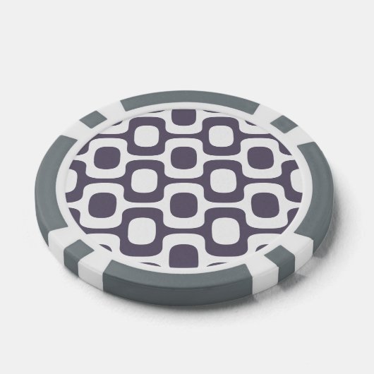 Ipanema Sidewalk Pattern, Beach Pattern, Brazil Pokerchips (Einzeln)