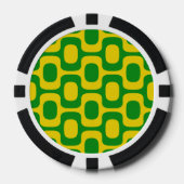 Ipanema Sidewalk Pattern, Beach Pattern, Brazil Pokerchips (Vorderseite)