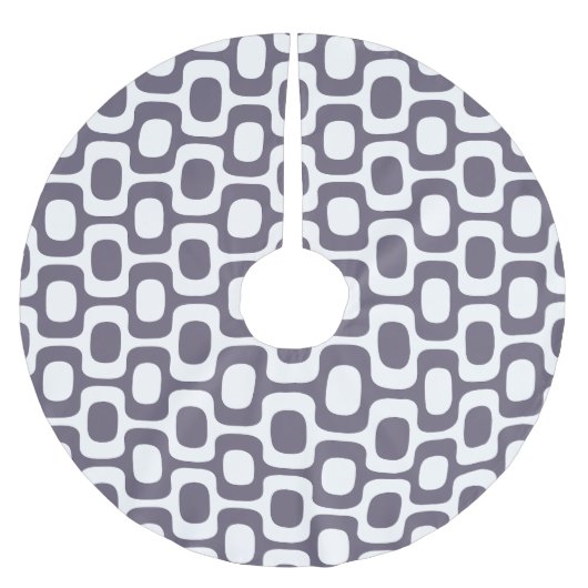 Ipanema Sidewalk Pattern, Beach Pattern, Brazil Polyester Weihnachtsbaumdecke (Vorderseite)