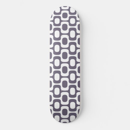 Ipanema Sidewalk Pattern, Beach Pattern, Brazil Skateboard (Vorderseite)