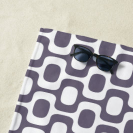 Ipanema Sidewalk Pattern, Beach Pattern, Brazil Strandtuch