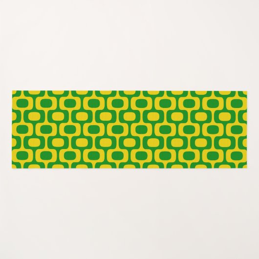Ipanema Sidewalk Pattern, Beach Pattern, Brazil Yogamatte (Vorderseite (Horizontal))