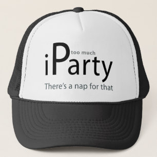 iParty Fernlastfahrer-Hut-Vorlage Truckerkappe