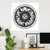 iPeace Mandala Poster (Heimbüro)
