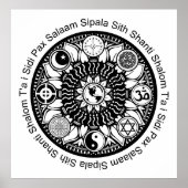 iPeace Mandala Poster (Vorne)