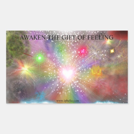 Iphelia Gefühls Aurora Sticker (Vorderseite)
