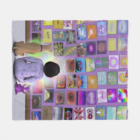 Iphelia Gefühls-Decke Fleecedecke (Vorderseite (Horizontal))