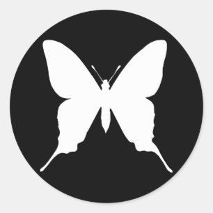 Iphiclides podalirius runder aufkleber