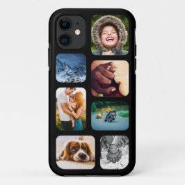 iPhone11 FotoCollage Template umgerundet stark Case-Mate iPhone Hülle