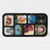 iPhone11 FotoCollage Template umgerundet stark Case-Mate iPhone Hülle (Rückseite (Horizontal))