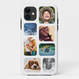 iPhone11 FotoCollage Template umgerundet stark Case-Mate iPhone Hülle
