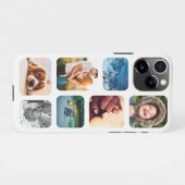 iPhone11 Pro Foto Collage Template umgerundet Hand iPhone Hülle (Rückseite (Horizontal))