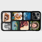 iPhone11 Pro Max 7 FotoCollage gerundet iPhone Hülle (Rückseite (Horizontal))