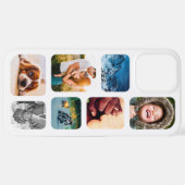 iPhone12 Pro Max FotoCollage Vorlage Rundete iP iPhone Hülle (Hinten horizontal)