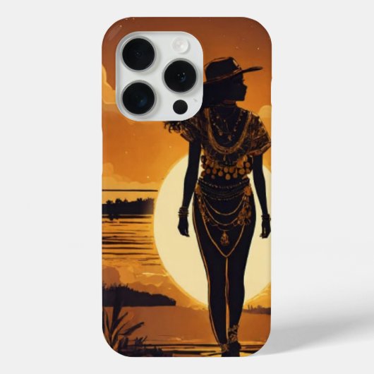 IPhone15 Case - Safari Girl (Rückseite)