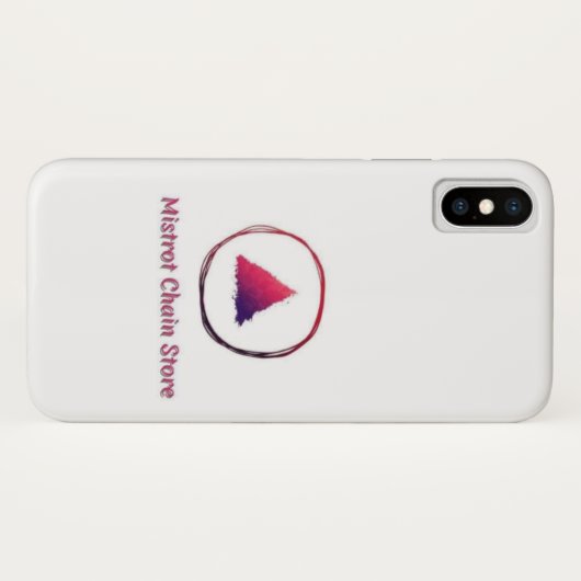 iPhone 10 Mistrot Chain Store Style Case (Rückseite (Horizontal))