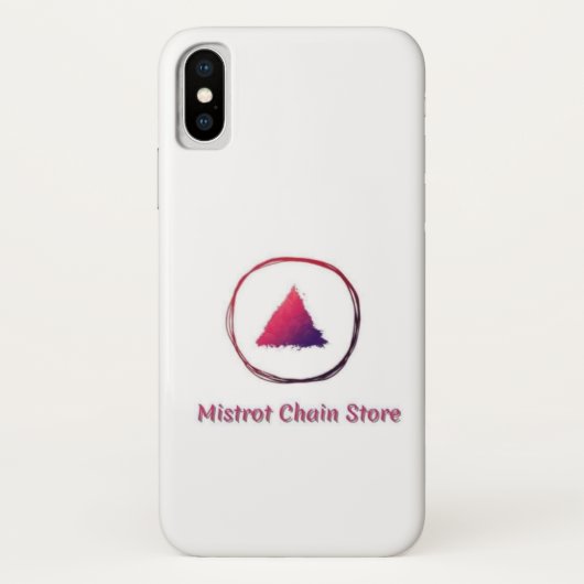 iPhone 10 Mistrot Chain Store Style Case (Rückseite)