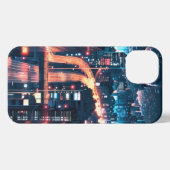 iPhone 11-15 Anime Case: "Cityscape Sunset." Hülle (Rückseite (Horizontal))