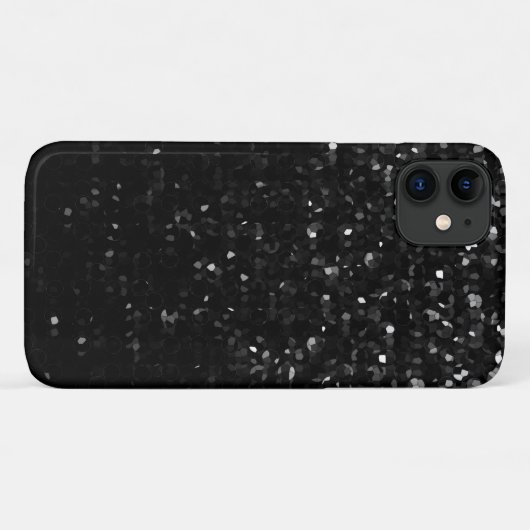 iPhone 11 Case Black Crystal Bling Strass (Rückseite (Horizontal))