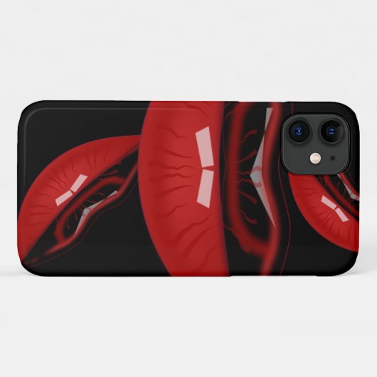 iPhone 11 Case-Kissable Lips Case-Mate iPhone Hülle (Rückseite (Horizontal))