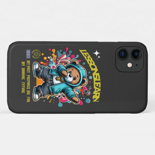 IPHONE 11 DABBING FUTURE LESSONS LEARN CASE (Rückseite (Horizontal))