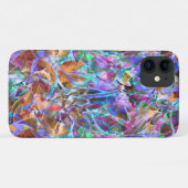 iPhone 11 Fall Floral Abstraktes Hartglas Case-Mate iPhone Hülle (Rückseite (Horizontal))
