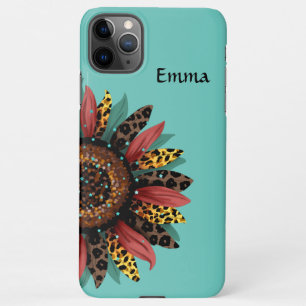 iPhone 11 Fall mit Fall Sunflower & Stars 11Pro Max Hülle