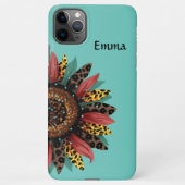 iPhone 11 Fall mit Fall Sunflower & Stars iPhone Hülle (Rückseite)