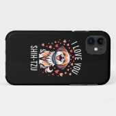 iPhone 11 Fall - Mit Zeichnend Ich Liebe Shih Tzu Case-Mate iPhone Hülle (Rückseite (Horizontal))