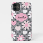 iPhone 11 Hülle| Milcherzeugnisse| Polka - Punkte| Case-Mate iPhone Hülle (Rückseite)