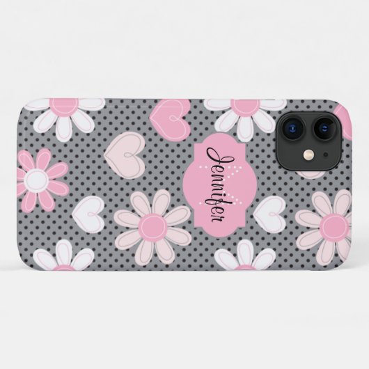 iPhone 11 Hülle| Milcherzeugnisse| Polka - Punkte| Case-Mate iPhone Hülle (Rückseite (Horizontal))