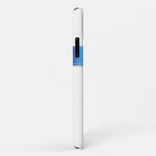 iPhone 11 Hülle | Regenbogen Streifen mit Monogram (Hinten/Rechts)