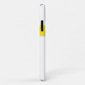 iPhone 11 Hülle | Regenbogen Streifen mit Monogram (Hinten/Rechts)