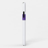 iPhone 11 Hülle | Regenbogen Streifen mit Monogram (Hinten/Rechts)