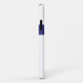 iPhone 11 Hülle | Regenbogen Streifen mit Monogram (Hinten/Rechts)