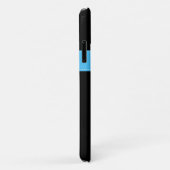 iPhone 11 Hülle | Regenbogen Streifen mit Monogram (Hinten/Rechts)